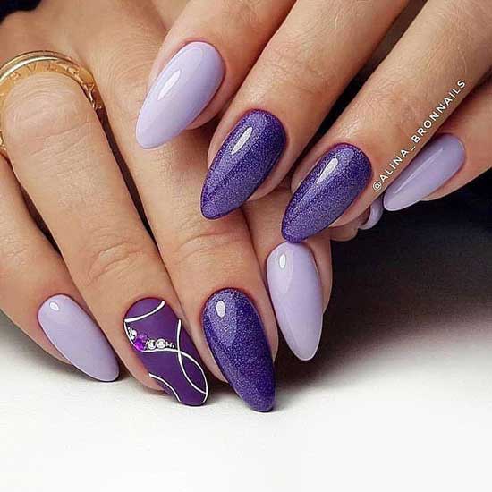 Idées à la mode de manucure lumineuse