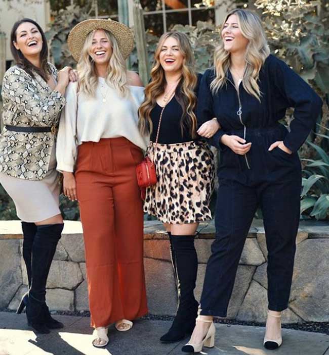 Comment habiller les filles en surpoids - les tendances des chaussures sur la photo