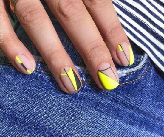 Lunaire de couleur néon