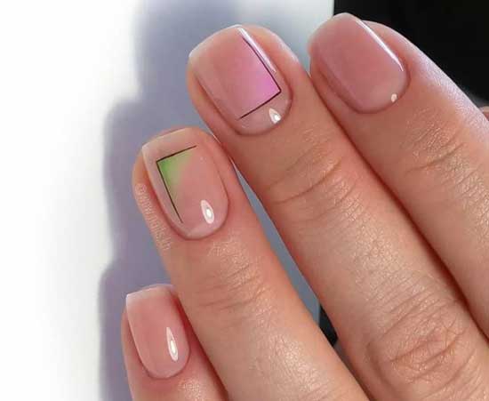 Géométrie dans le style du minimalisme sur les ongles 2025-2026