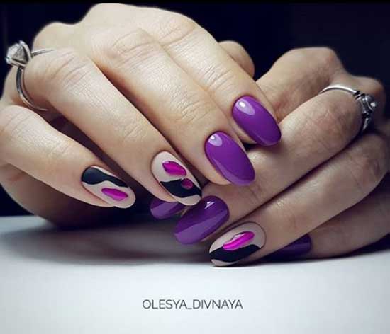 Ongles tendance 2025-2026 couleur violette