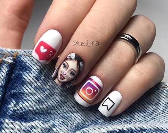 Ongles à la mode 2025-2026 design dessinés à la main