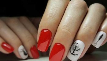 Nouvelle manucure sous la photo du dessus mat