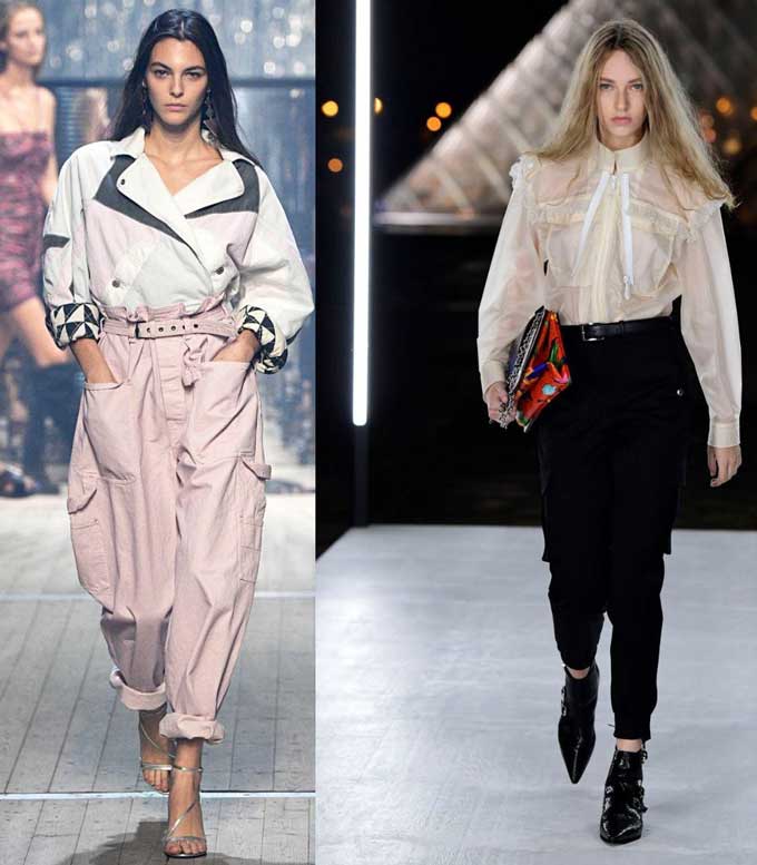 Pantalon cargo à la mode