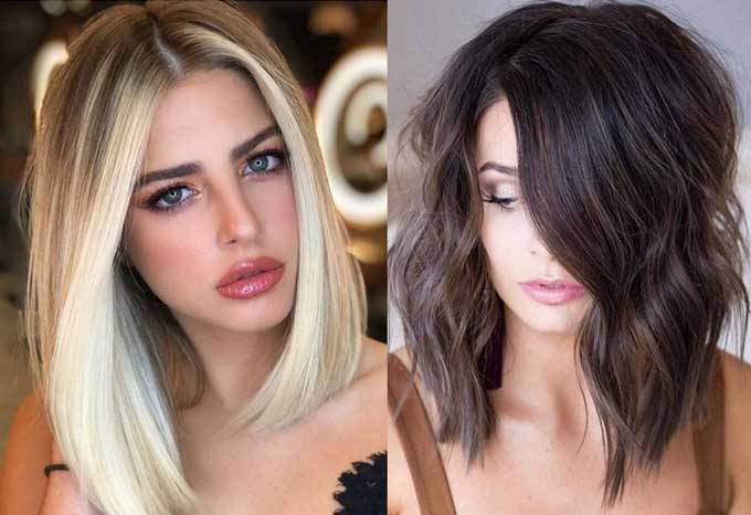 Coupes de cheveux de longueur moyenne sans frange 2025-2026