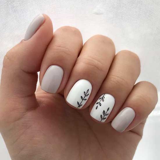 Manucure légère de nouvelles idées de photo