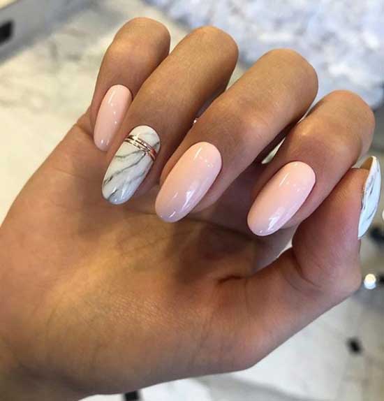 Manucure douce rose 2025-2026