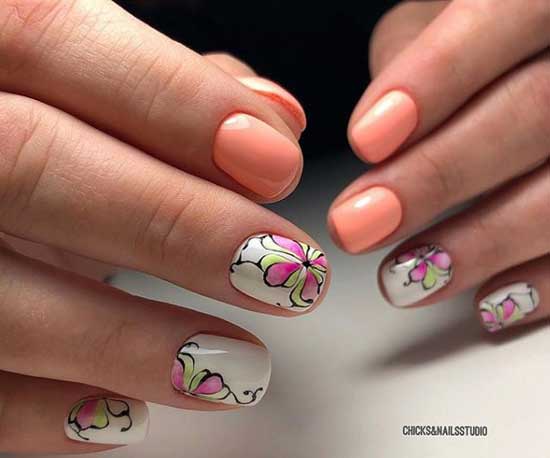 Manucure corail clair 2026