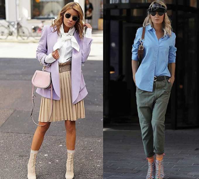 Noeuds avec des chemises à la mode 2025-2026