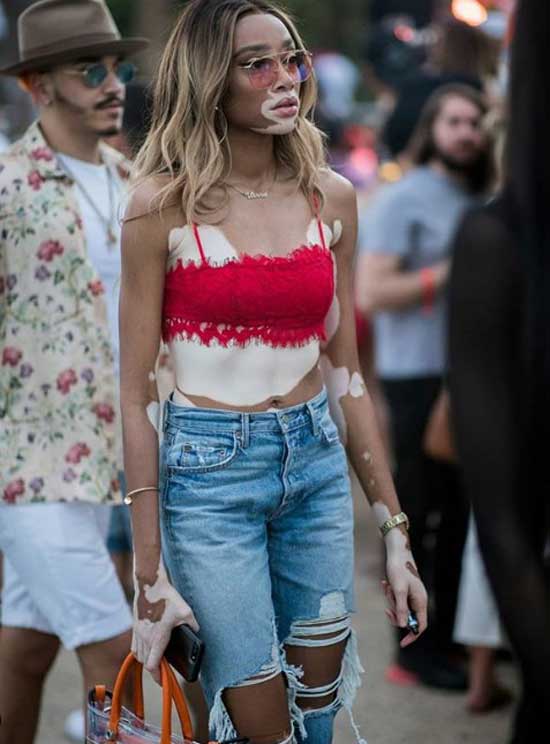 Aspect jean déchiré