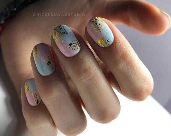 Manucure foil automne 2026