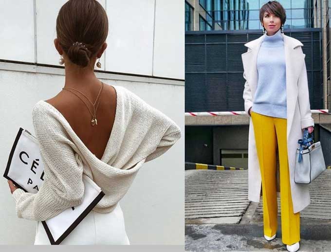 Choses à la mode en jersey tricoté 2025-2026