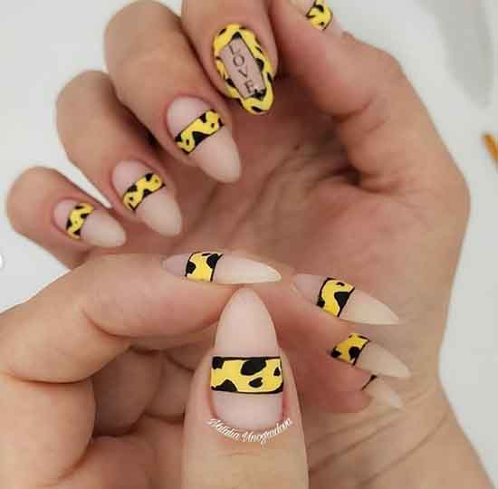 Manucure léopard: conception sur la photo dans différentes techniques, nuances