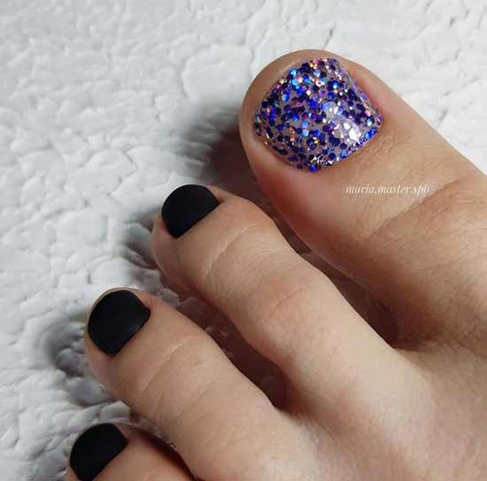 Avec de grosses paillettes