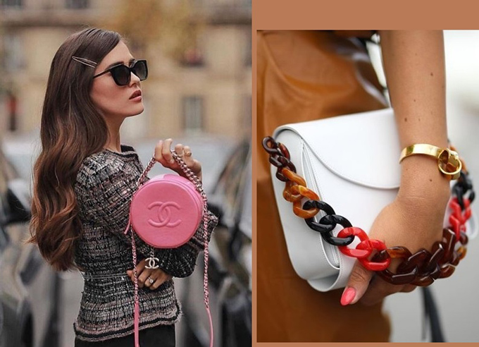 Chaînes massives - un exemple des tendances de la mode 2025-2026