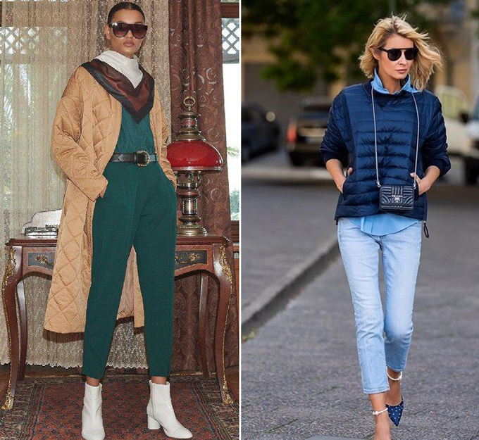 Tendances automne-hiver 2025-2026 - vêtements matelassés