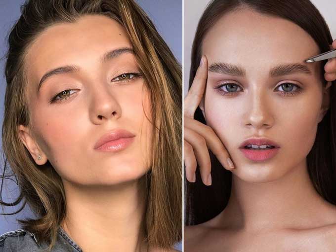 Maquillage nude à la mode