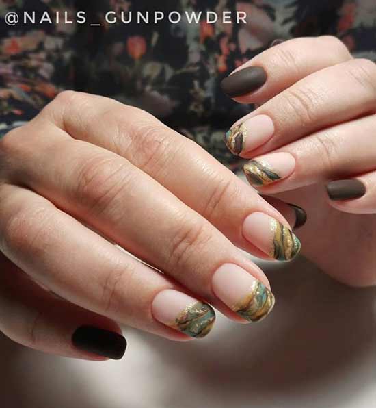 Français avec photo d'abstraction