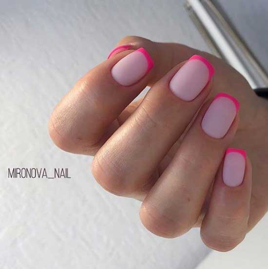 Veste colorée pour ongles courts