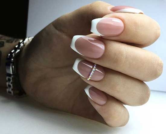 Veste blanche avec strass 2025-2026