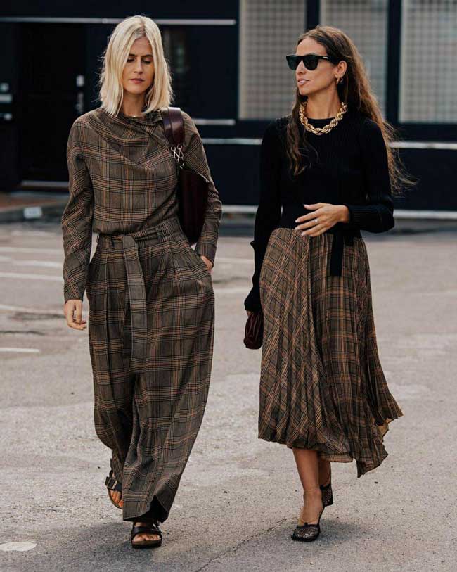 Chunky chaîne sur col roulé look 2025-2026