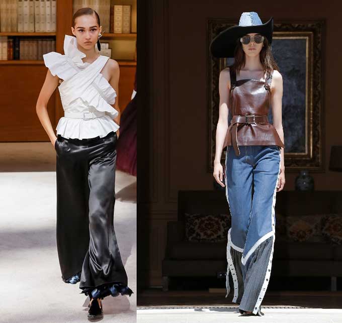 Pantalon évasé à la mode 2025-2026