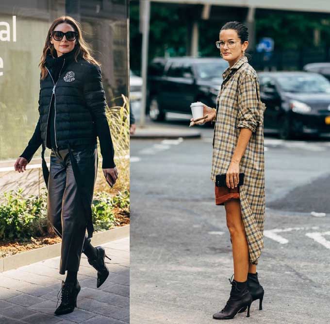 Bottes victoriennes noires à la mode 2025-2026