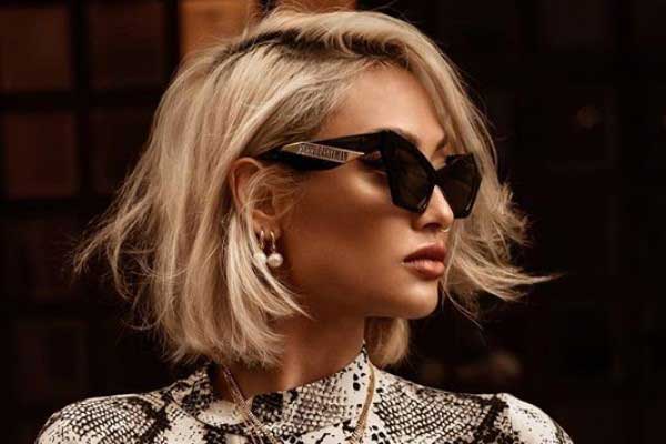 Blogueuse mode au style bob