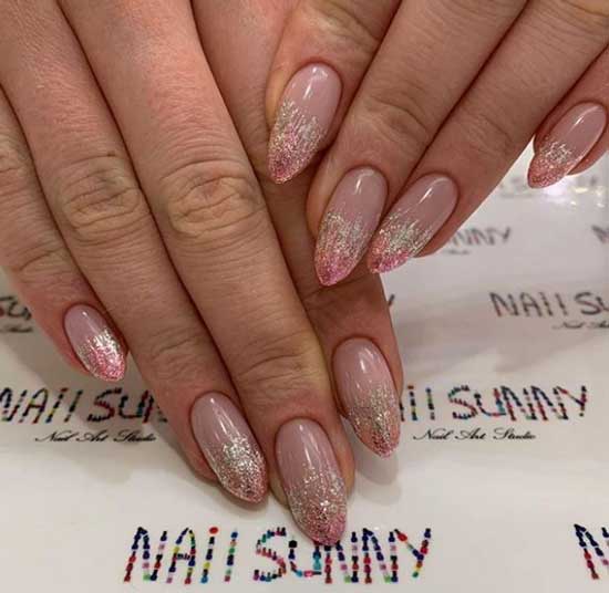 Français avec de petites paillettes