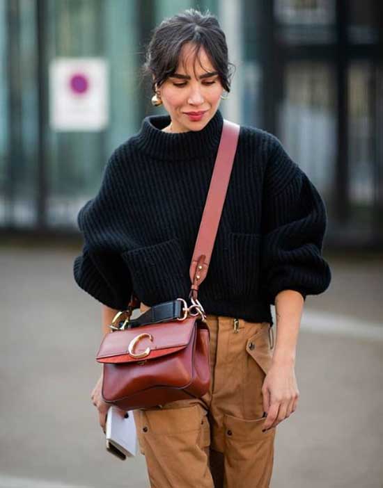 Pull court noir à la mode 2026