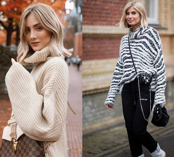 Pull oversize à la mode