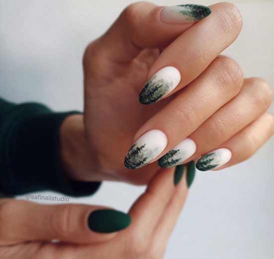 Belle veste avec une image de la nature