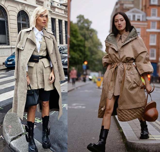 Bottes et vêtements d'extérieur bruts