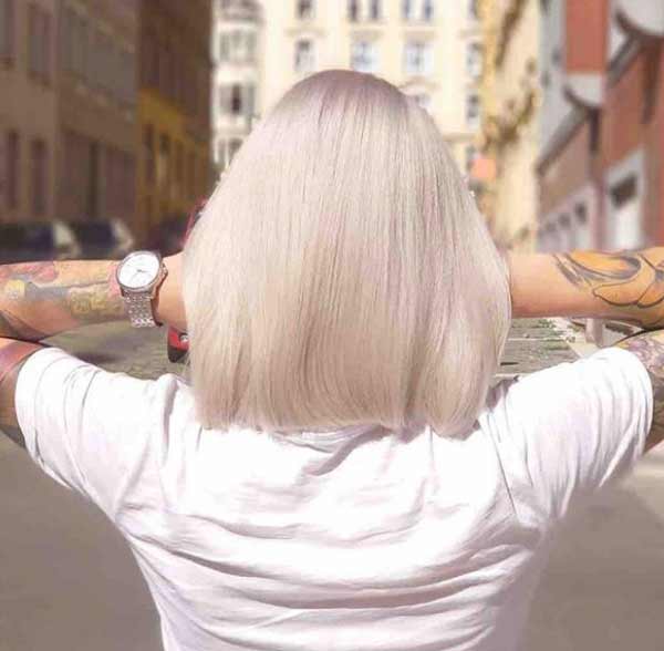 Coupe de cheveux une photo de longueur moyenne