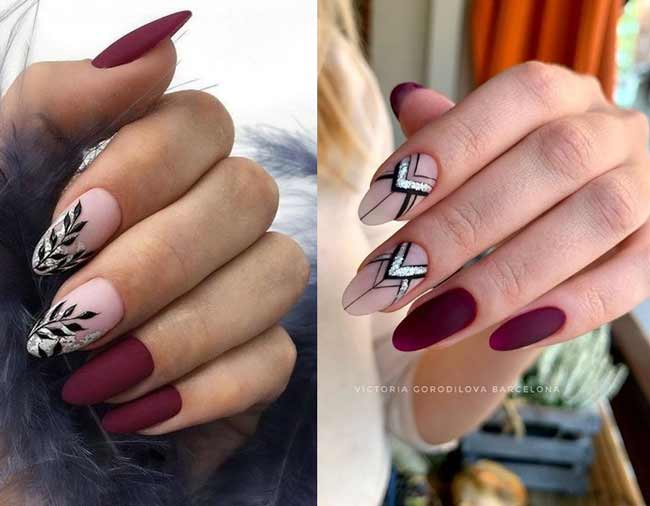 Idées manucure bourguignonne 2026