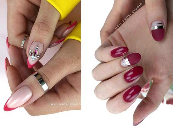 Français de couleur bordeaux