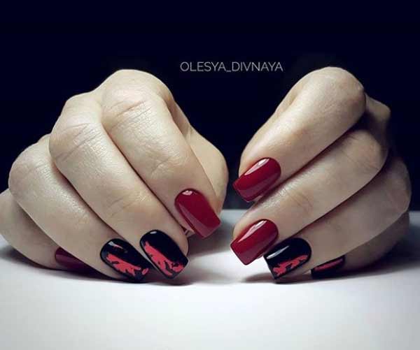 Bourgogne combiné avec du noir