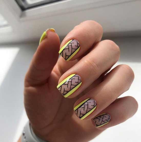 Photo de nouveautés de conception de manucure