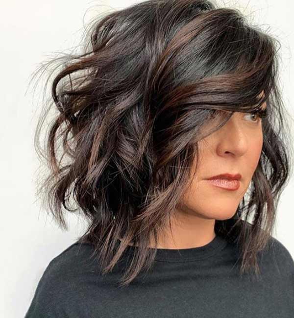 Kare cascade avec frange allongée 2026