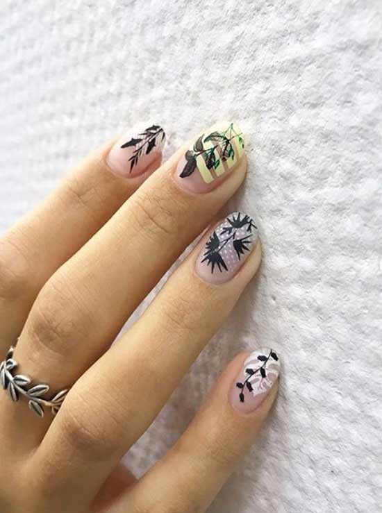 Conception d'ongles courts avec curseur