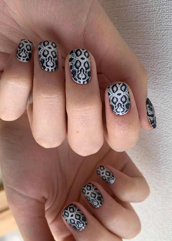 Manucure d'hiver 2026 avec un curseur