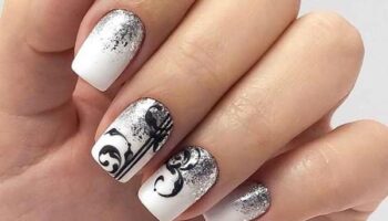 Plus de 50 photos de manucure d'hiver à la mode pour les ongles courts