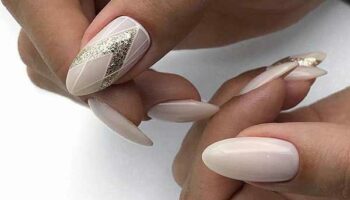 Géométrie sur les idées de photo d'ongles