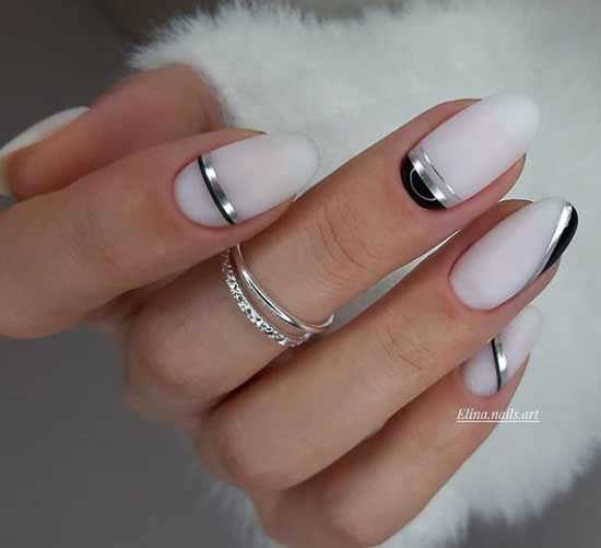 Belle manucure au lait