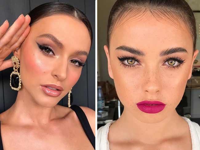 La photo de maquillage à la mode 2026 se concentre sur les cils