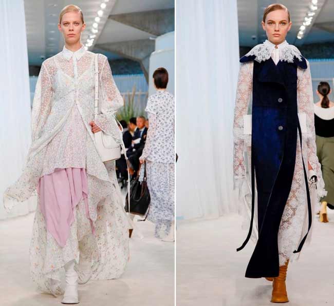 La dentelle dans les looks d'été 2026