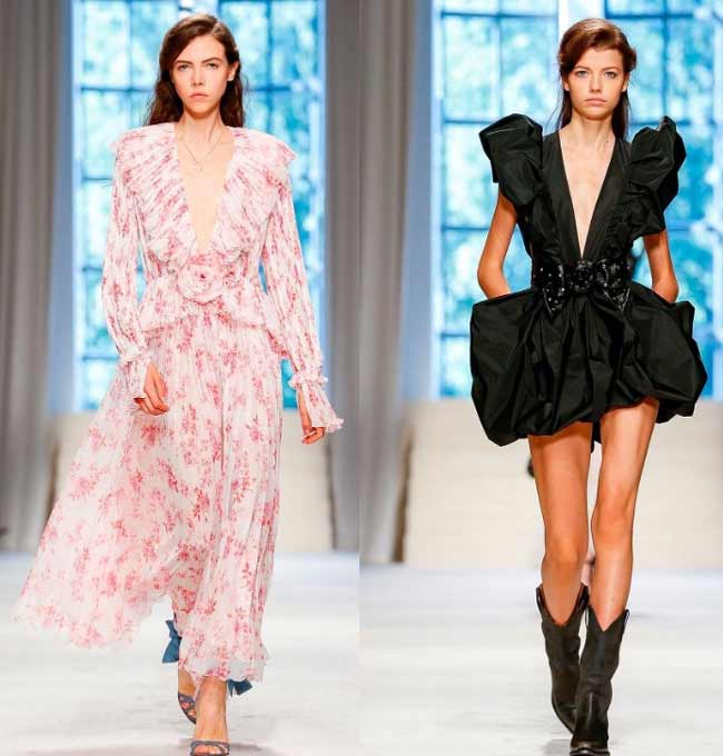 Décolletés profonds sur les robes mode 2026