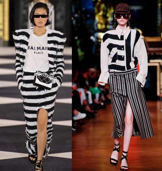 Imprimés à la mode dans les vêtements