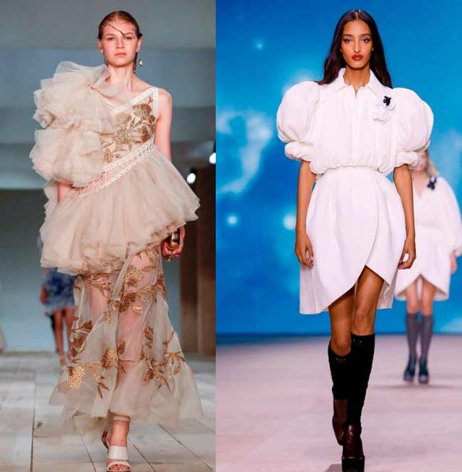 Tendance 2026 pour les manches volumineuses, les robes bouffantes et les jupes 2-