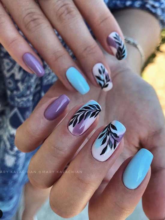 Conception de printemps de manucure